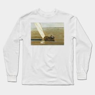 Sailing by Thomas Eakins Long Sleeve T-Shirt